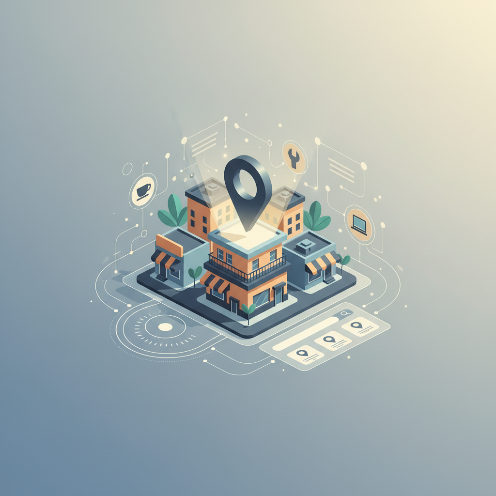Illustration representing local SEO for small business: Grow Local Business with Targeted SEO | Attract Nearby Customers